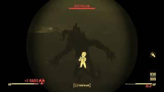 Fallout 4 Gojira World to come Quest MOD PS4 Giant Deathclaw
