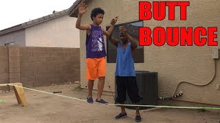 Slackline Tutorial: How To Butt Bounce