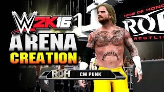 WWE 2K16 Create an Arena -  Top 5 Arenas to Create! (WWE 2K15 Mods)