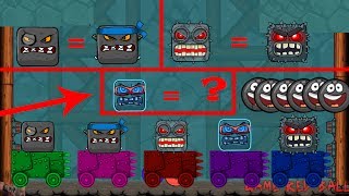 All 5 BOSS battles with Black Ball in Red Ball 4 ( Update )