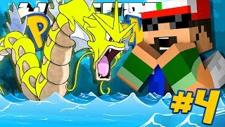 Minecraft: POKEMON!! #4 - GYARADOS CHALLENGE!!