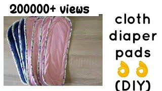 How to make/ stitch cloth diaper pads(DIY) in Malayalam