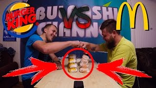 Burger King против McDonald's - СЪЕСТЬ 20 БУРГЕРОВ???