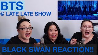 BTS BLACK SWAN LIVE REACTION @ LATE LATE SHOW