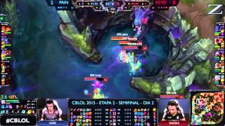 #CBLoL 2015 - Keyd Stars x paiN Gaming: Kami Rouba Baron ( Com áudio dos Jogadores )