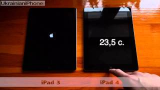 Speedtest iPad 3 vs iPad 4