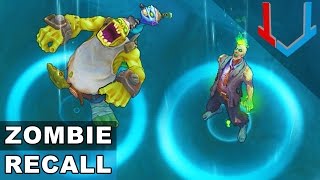 All Zombie Skins - RECALL Animations (League of Legends)