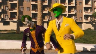 The Mask VS Joker - Epic Battle (GTA 5)