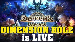 Summoners War - DIMENSION HOLE is HERE!!! (First Look Gameplay)