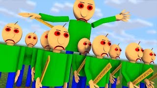 Monster School : BALDI ZOMBIE APOCALYPSE - Minecraft Animation