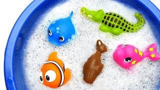 Learn Colors with Animals and Farm Elephant Surprise Toys for Kid Child with Foam