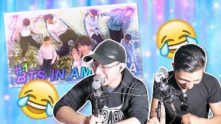 GUYS REACT TO 'BTS IN AMERICA ON CRACK 2018 (Pt. 1) ' by Christie Brenner