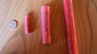 как сделать петарду    how to make a firecracker
