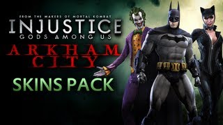 Injustice: Gods Among Us - Batman: Arkham City Skins Gameplay