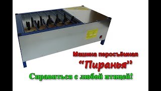 Перосъемная машина Пиранья