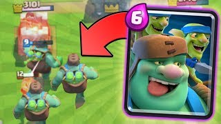 WOW! NEW CARD GOBLIN GIANT GAMEPLAY! | Clash Royale | NEW GIANT GOBLIN CARD UPDATE!