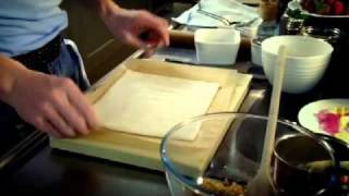 Rosewater Cream with Pistachio and Raisin Biscuits - Gordon Ramsay