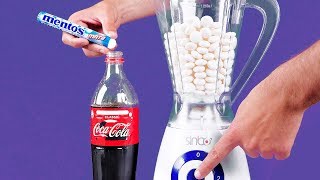 Blender VS Coca Cola and Mentos | 16 Awesome Experiments