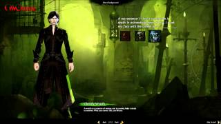 Guild Wars 2 Beta, Human Male Necromancer Character Creation
