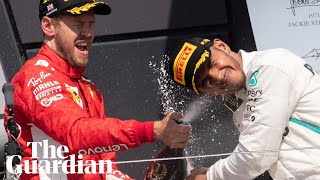 Sebastian Vettel wins British GP as Lewis Hamilton claws back second spot