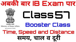 Time, Speed and Distance ! Maths Classes For IB Exam ! IB Security Assistant Classes