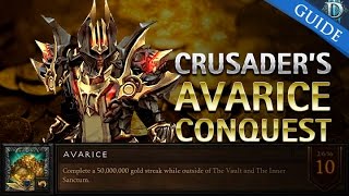 Diablo 3 Avarice Conquest Guide