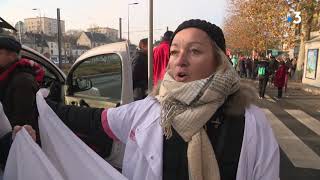 Grève générale du 5 décembre : la manifestation s'élance de la gare de Caen
