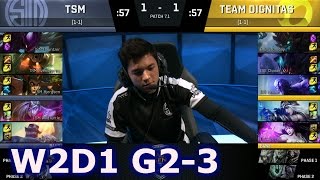 TSM vs Dignitas Game 3 | S7 NA LCS Spring 2017 Week 2 Day 1 | DIG vs TSM G3 W2D1