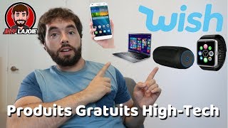 J'AI COMMANDÉ 5 PRODUITS GRATUITS HIGH-TECH SUR WISH !!