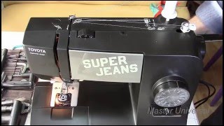 Toyota Super Jeans. Заправка ниток. Неисправности. Видео № 144.
