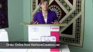 Unboxing a Janome DC2012 Sewing Machine