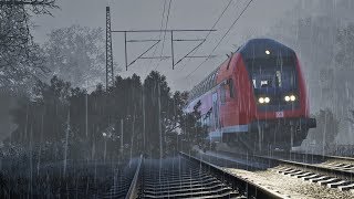 ЗАВАЛ НА ЛИНИИ! ГРОЗА ПОВАЛИЛА ДЕРЕВО! РЕЙС НА ДВУХЭТАЖНОМ ПОЕЗДЕ - TSW: RUHR SIEG NORD [2/2]