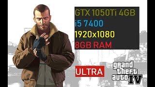 *NEW* GTA IV on GTX 1050Ti 4GB & i5 7400 | 1920x1080 | Ultra Settings