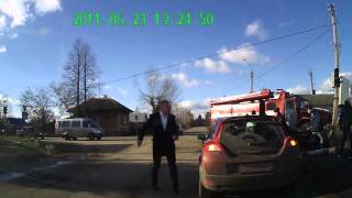 ДТП 27 10 12 г Оса перекресток Ст  Разина  Злыгостева
