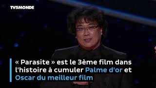 Oscars - Discours de Bong Joon Ho, réalisateur de "Parasite", multi-récompensé aux Oscars en 2020