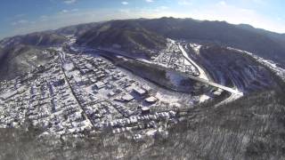Williamson, WV from Above (2-17-15)