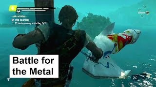 AC4 Naval Battle for Metal. Jackdaw upgrades - Elite Mortar, Elite broadside cannons