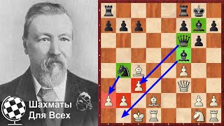Мощная ЖЕРТВА ФЕРЗЯ в атаке на короля! Шахматы