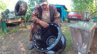 Диски для вездехода и сушилка для рыбы