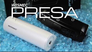 Wismec PRESA 100W TC Box Mod Review ~TEMP CONTROL~(Upgradeable Firmware)