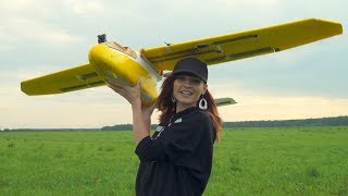 Huge RC Plane Flight With Beautiful Jeny