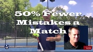 Tennis tips: How to Cut your Error in Half Best Tennis Training Tip I have
