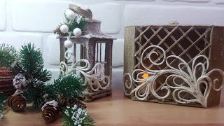 DIY-Супер идея для подарка 2020/ Шкатулка из джута, джутовая филигрань "Трансформер"