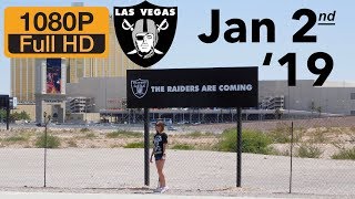 Las Vegas Raiders Stadium Construction First Update of 2019!