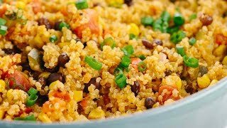 One pot Mexican spiced vegetable quinoa