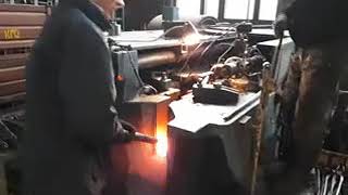 Высадка головы болта М48 на горизонтально-ковочной машине