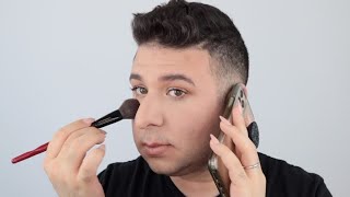EASY 10 MINUTE ON THE GO ROUTINE | Brett Guy Glam