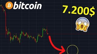 BITCOIN 7.200$ LE CRASH CONTINUE !? btc analyse technique crypto monnaie