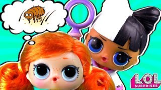 Доктор в шоке! У Скейти вши?!? Мультик про школу и куклы лол сюрприз LOL dolls