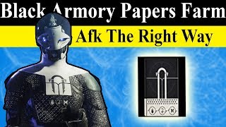 Destiny 2: Black Armory Papers Farm, AFK Farm The Right Way